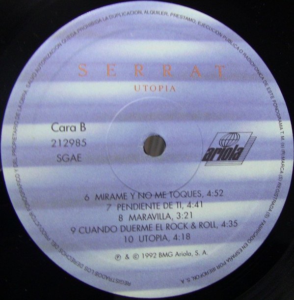 Ballad, Chanson, LP, Serrat* | Historia Nuestra
