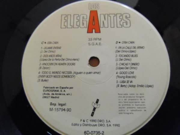 Los Elegantes, LP, Pop Rock | Historia Nuestra