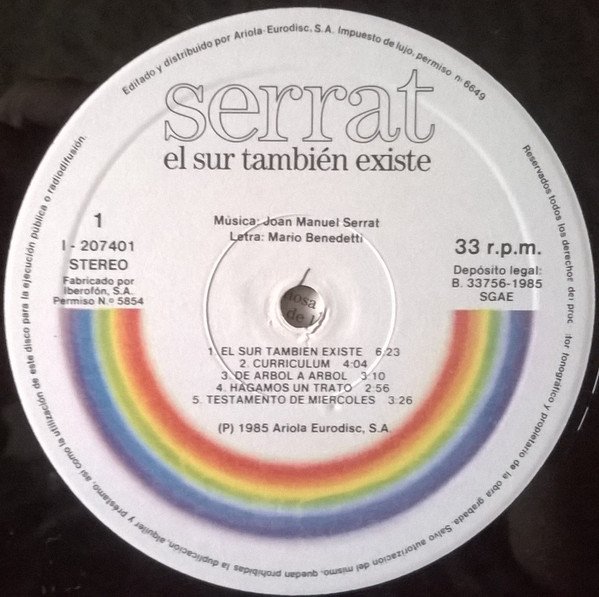 LP, Serrat*, Vocal | Historia Nuestra