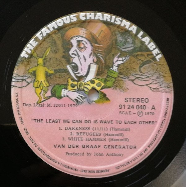Art Rock, LP, Prog Rock, Van Der Graaf Generator | Historia Nuestra