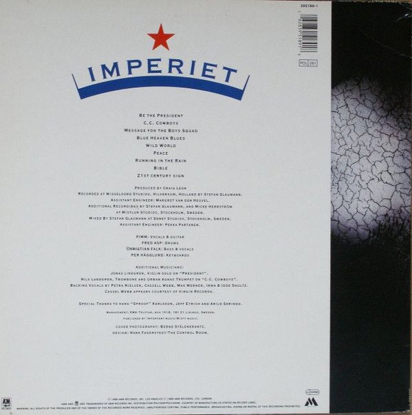Alternative Rock, Imperiet, LP | Historia Nuestra