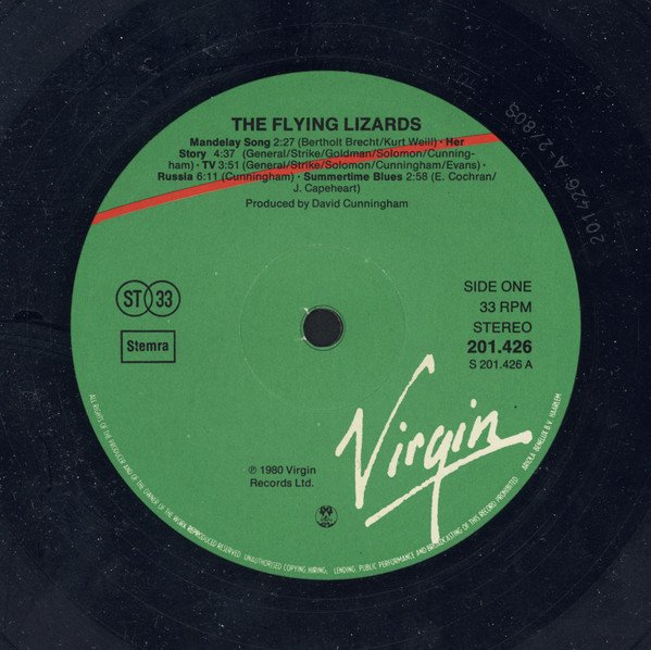 Dub, Leftfield, LP, New Wave, Synthpop, The Flying Lizards | Historia Nuestra