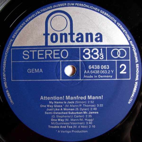 Classic Rock, LP, Manfred Mann, Pop Rock | Historia Nuestra