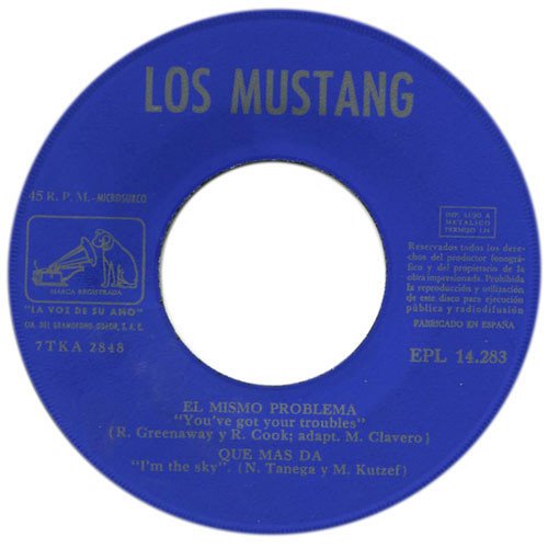 7 inch, Beat, Los Mustang, Pop Rock | Historia Nuestra
