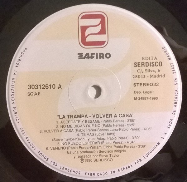 La Trampa, LP, Pop Rock | Historia Nuestra