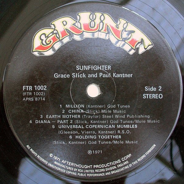 Grace Slick, LP, Paul Kantner, Psychedelic Rock | Historia Nuestra
