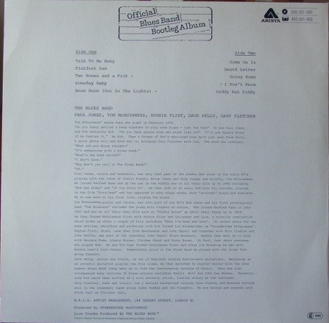 Blues Rock, LP, The Blues Band | Historia Nuestra