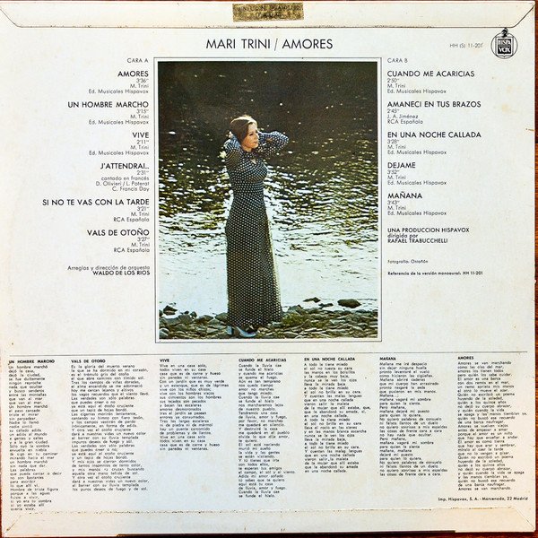 Ballad, Folk, LP, Mari Trini, Vocal | Historia Nuestra