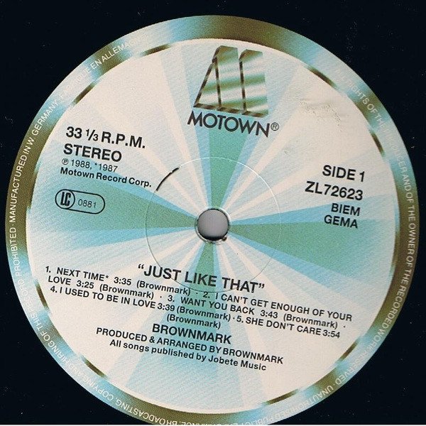 Brownmark, LP, New Jack Swing | Historia Nuestra
