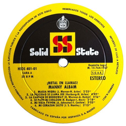 Big Band, Cool Jazz, LP, Manny Albam | Historia Nuestra