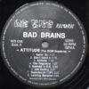Bad Brains Attitude (The ROIR Sessions)-LP | Vinilos de Música | Historia Nuestra Bad Brains, Hardcore, LP, Punk, Roots Reggae | Historia Nuestra