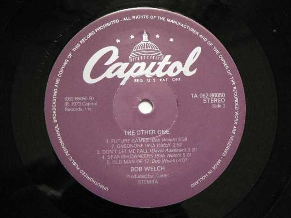 Bob Welch, LP, Pop Rock | Historia Nuestra