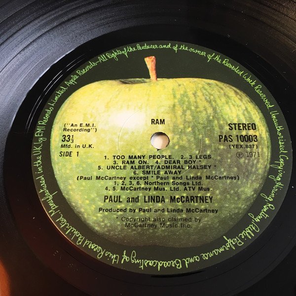 LP, Paul And Linda McCartney*, Pop Rock | Historia Nuestra