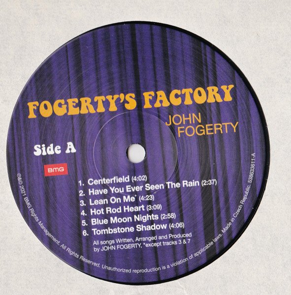Blues Rock, Country Rock, John Fogerty, LP, Rock Roll | Historia Nuestra
