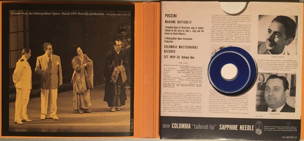 CD, Chorus* And Orchestra Of The Metropolitan Opera*, Eleanor Steber, Giacomo Puccini, Giuseppe Valdengo, Jean Madeira, Kurt Herbert Adler Chorus Master, Max Rudolf Conductor, Opera, Richard Tucker | Historia Nuestra