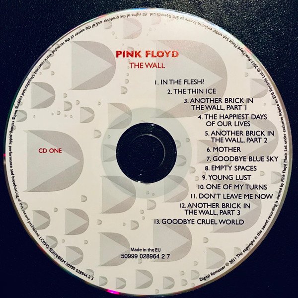 CD, Pink Floyd, Prog Rock | Historia Nuestra