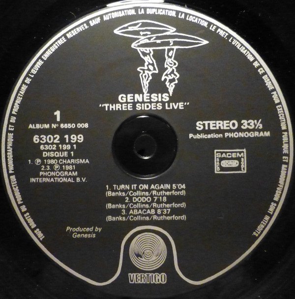 Genesis, LP, Pop Rock, Prog Rock | Historia Nuestra