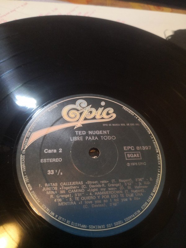 Hard Rock, LP, Ted Nugent | Historia Nuestra