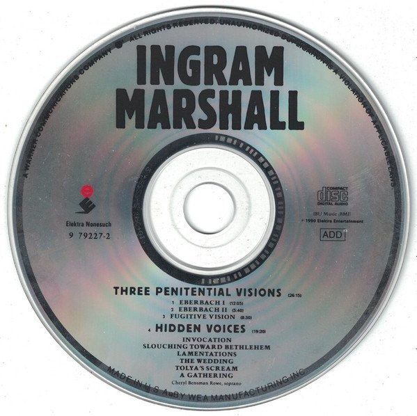 CD, Contemporary, Ingram Marshall | Historia Nuestra