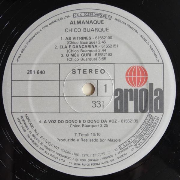 Bossanova, Chico Buarque, LP, MPB, Samba | Historia Nuestra