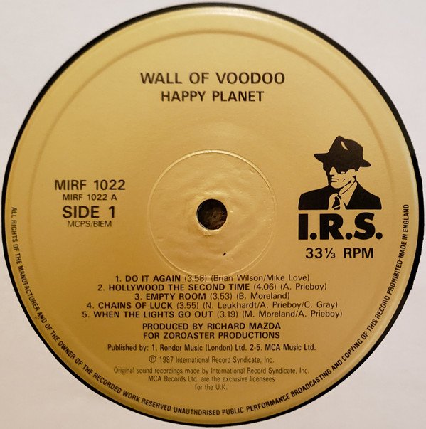 LP, New Wave, Wall Of Voodoo | Historia Nuestra