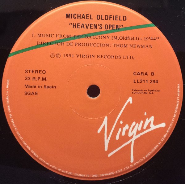 Ambient, LP, Michael Oldfield*, Pop Rock | Historia Nuestra