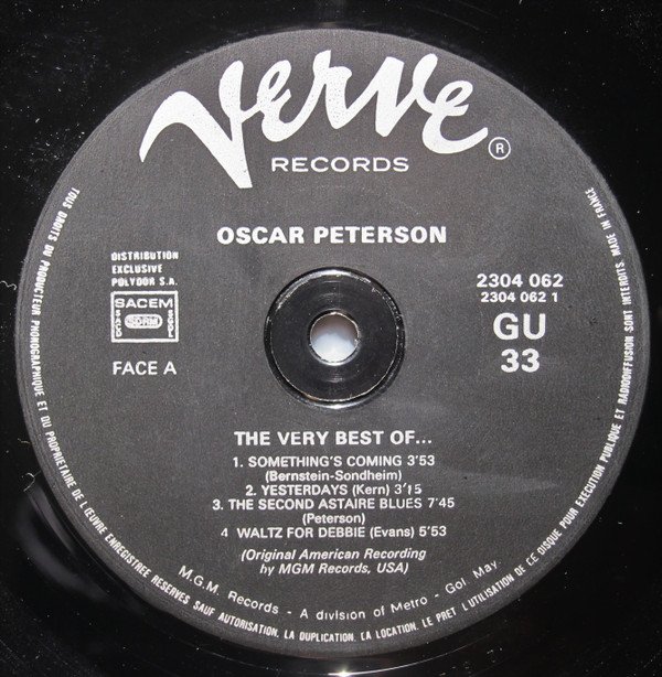 Bop, LP, Oscar Peterson | Historia Nuestra