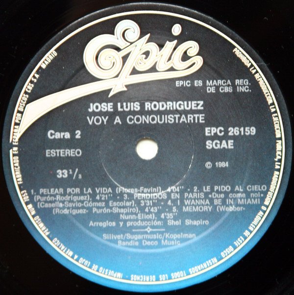 Ballad, Chanson, José Luis Rodríguez, LP | Historia Nuestra