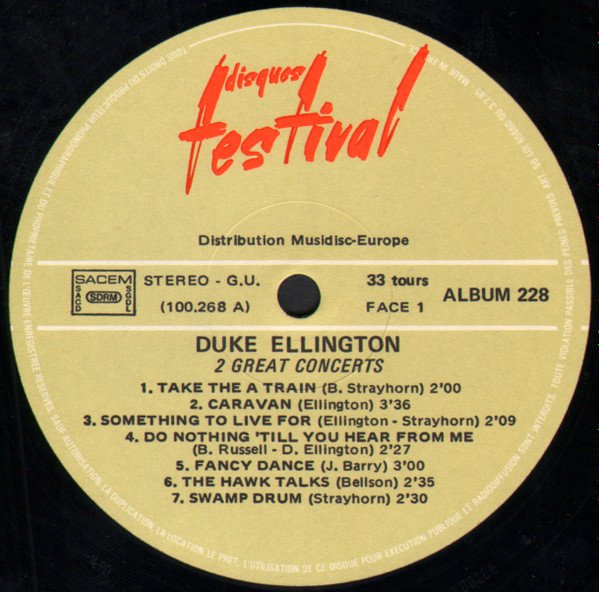 NC OTU LmpwZWc jpeg, Duke Ellington, Historia Nuestra