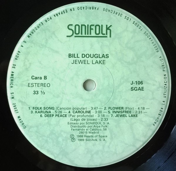 Bill Douglas, Celtic, Folk, LP, New Age | Historia Nuestra
