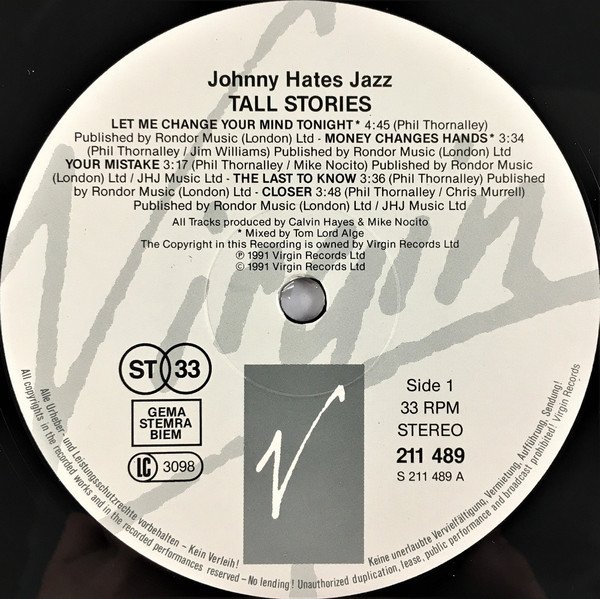 NC MDgwLmpwZWc jpeg, Johnny Hates Jazz, Historia Nuestra