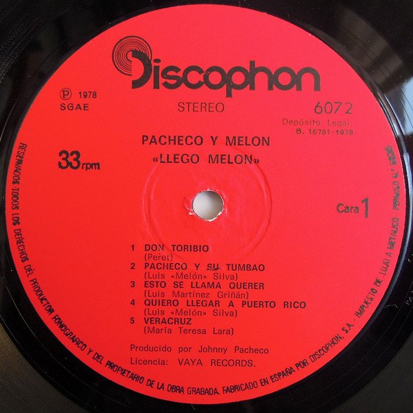 LP, Pacheco y Melón, Rumba, Salsa | Historia Nuestra