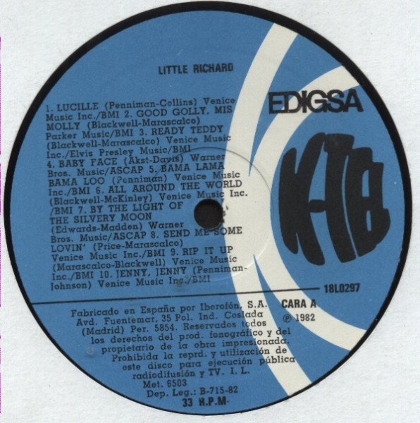 Little Richard, LP | Historia Nuestra