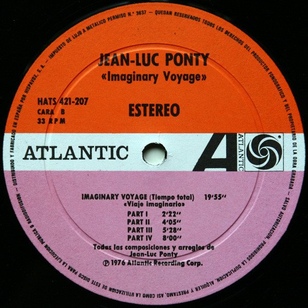 Fusion, JazzRock, Jean-Luc Ponty, LP, Space Rock | Historia Nuestra