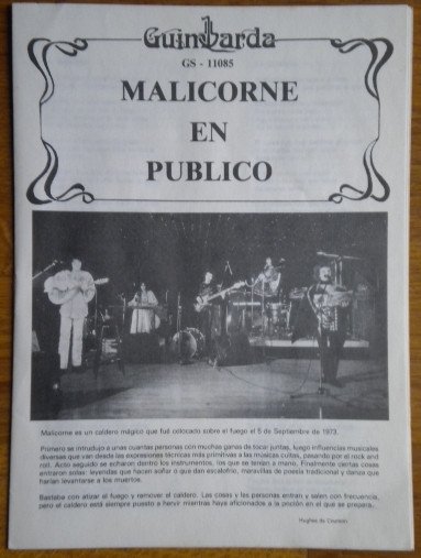 Folk Rock, LP, Malicorne | Historia Nuestra