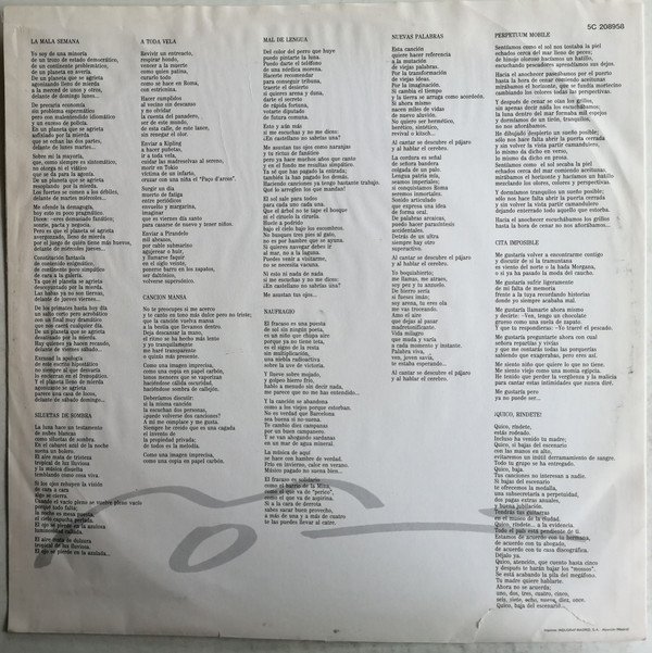 Catalan Music, LP, Pi De La Serra* | Historia Nuestra