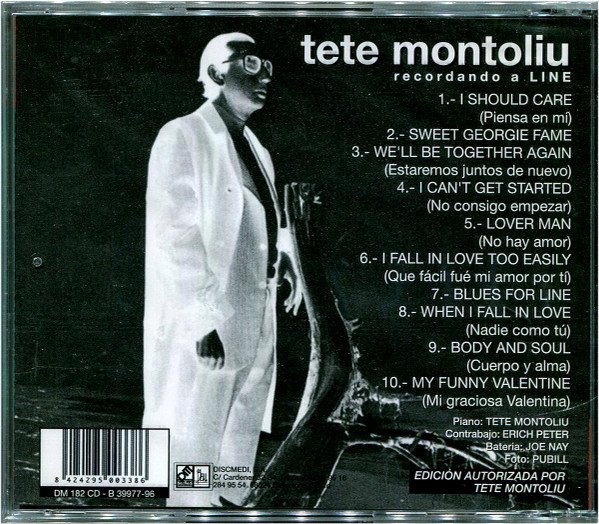 CD, Contemporary Jazz, Tete Montoliu | Historia Nuestra