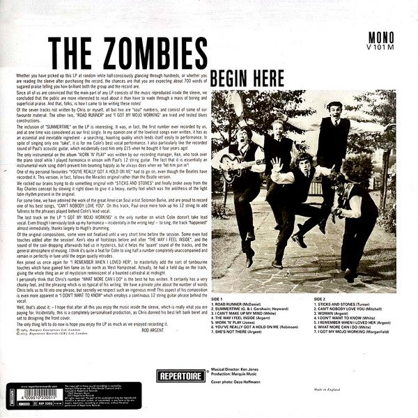 Beat, LP, The Zombies | Historia Nuestra