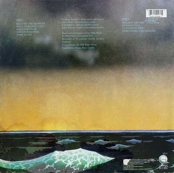 Arena Rock, Asia, LP, Pop Rock, Prog Rock | Historia Nuestra