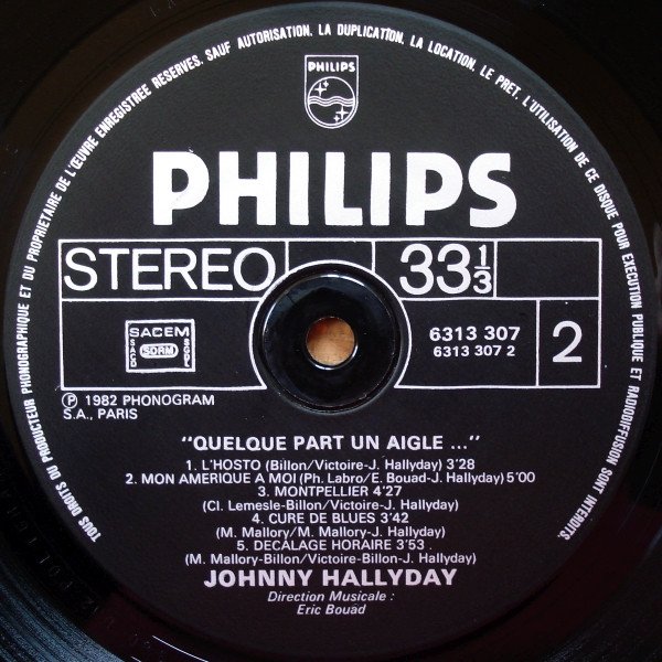 Chanson, Hallyday*, LP, Rock Roll | Historia Nuestra