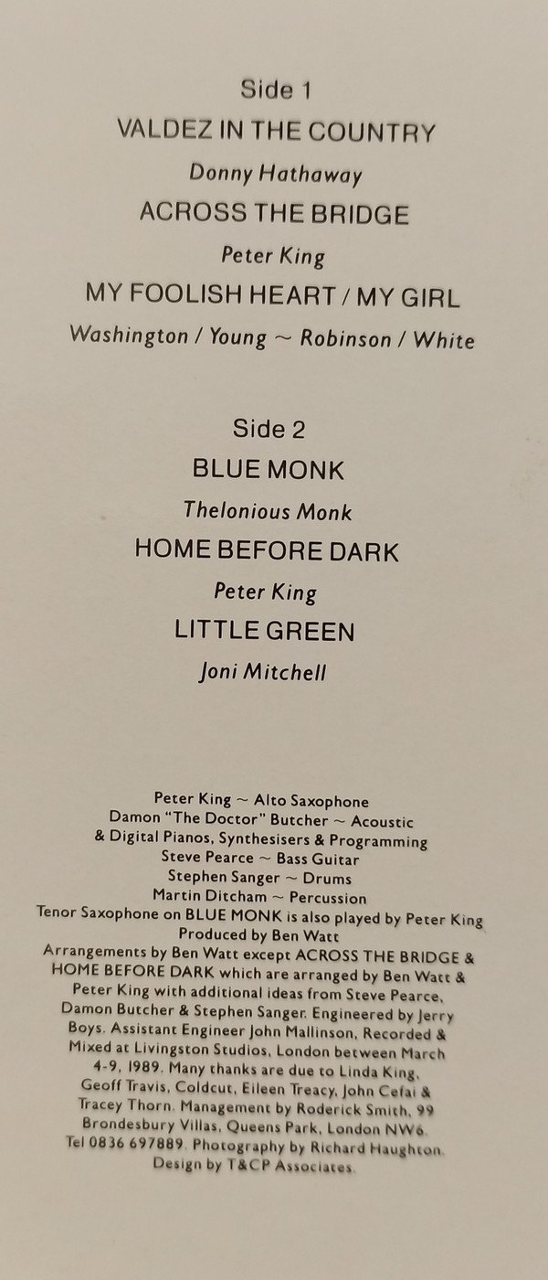 Contemporary Jazz, LP, Peter King | Historia Nuestra