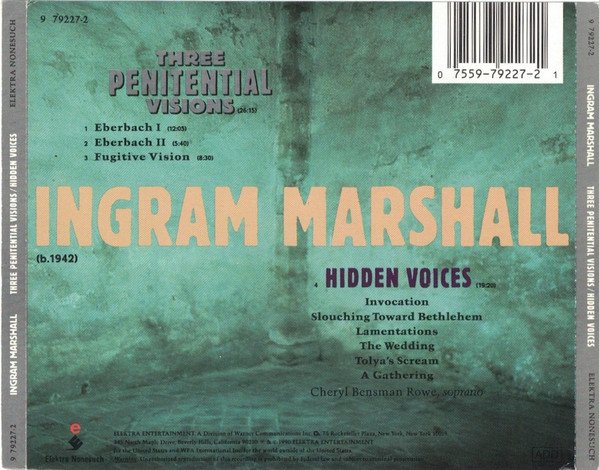 CD, Contemporary, Ingram Marshall | Historia Nuestra