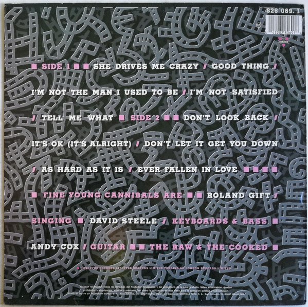 Fine Young Cannibals The Raw & The Cooked-LP | Vinilos de Música | Historia Nuestra Downtempo, Fine Young Cannibals, LP, Synthpop | Historia Nuestra