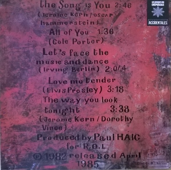 12 inch, Paul Haig, Swing | Historia Nuestra