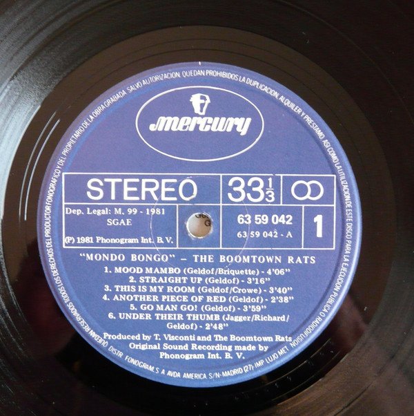 LP, New Wave, The Boomtown Rats | Historia Nuestra