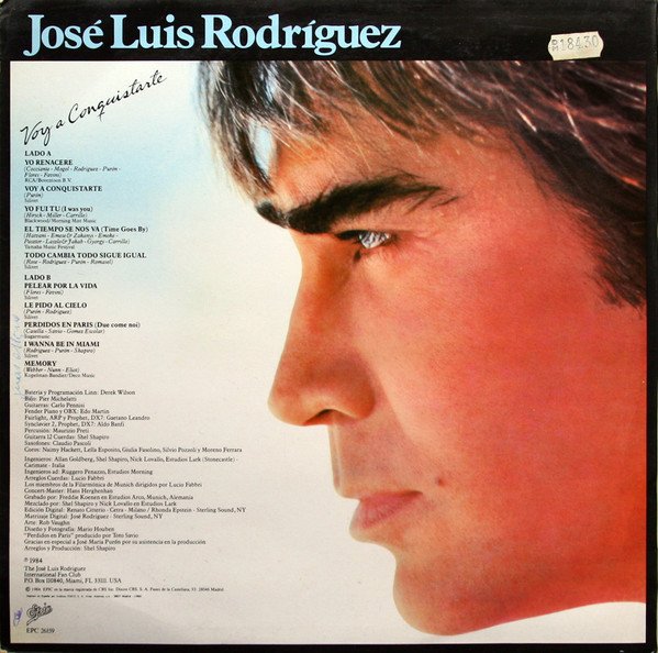 Ballad, Chanson, José Luis Rodríguez, LP | Historia Nuestra