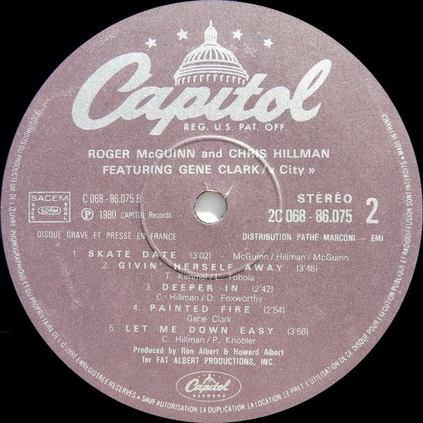 LP, Pop Rock, Roger McGuinn & Chris Hillman Featuring Gene Clark* | Historia Nuestra