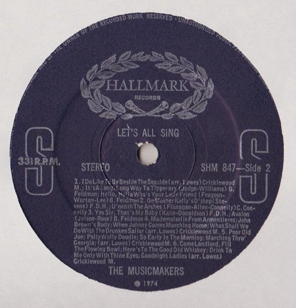 Country, Easy Listening, Folk, LP, The Musicmakers | Historia Nuestra