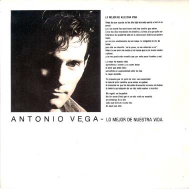 7 inch, Antonio Vega, Pop Rock | Historia Nuestra