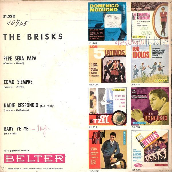 7 inch, Beat, The Brisks | Historia Nuestra